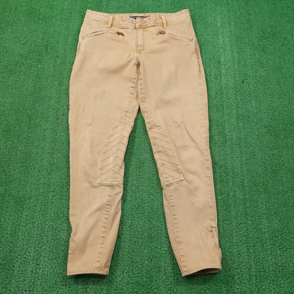 Ralph Lauren Sport Jodhpurs Pants‎ Womens 29 Tan Beige Equestrian Riding -I2